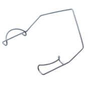 Barraquer Speculum, Large, Heavy Wire, U-Shaped Blades, V-Shaped End, Blade Length 19mm, Spread 27mm, Overall Length 1-3/4" (43mm) 